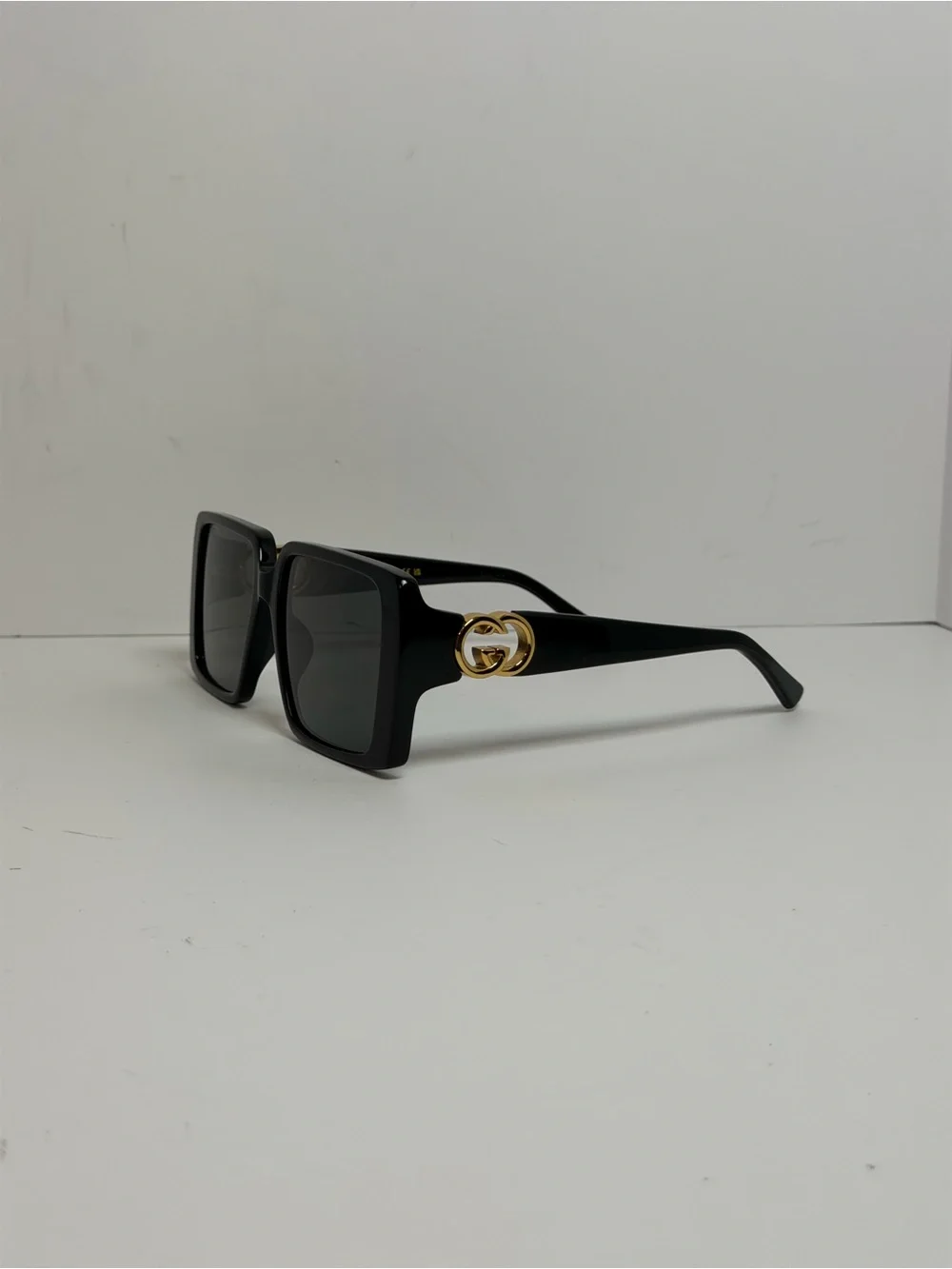 Gucci GG1692S Interlocking GG Logo Black Sunglasses